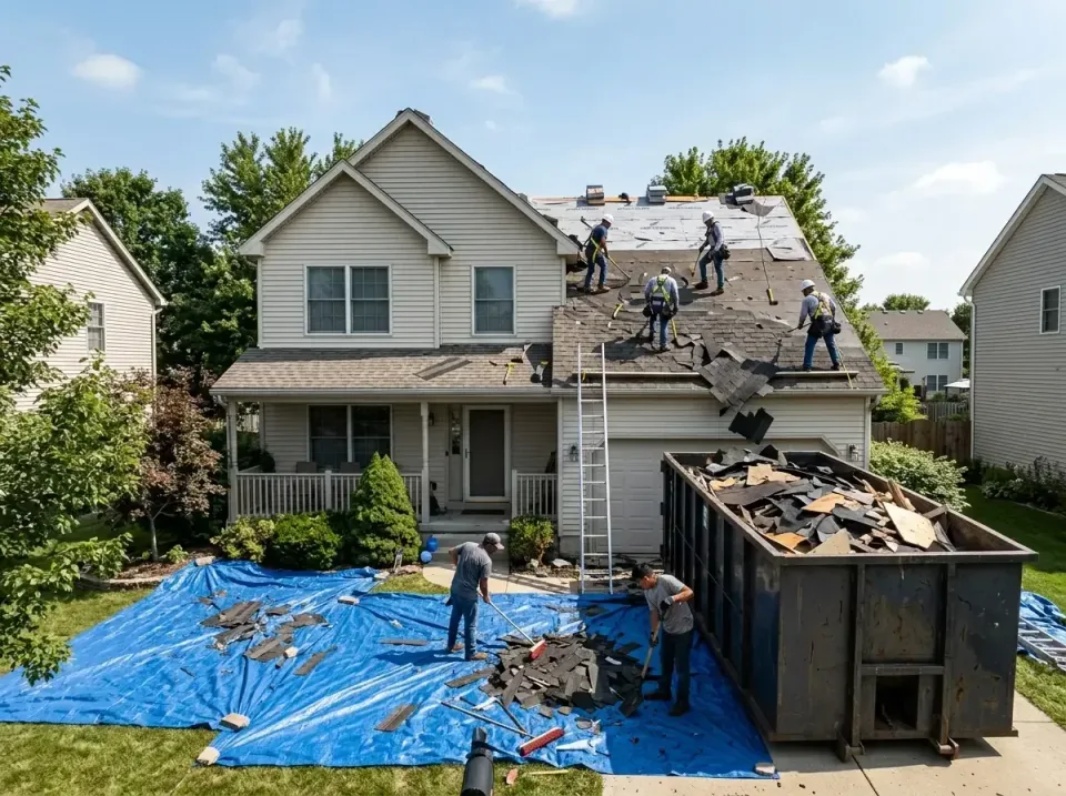roof-replacement-debris-remova-004 — frequently asked questions, Cheapest Dumpster Rentals in Worthington, OH